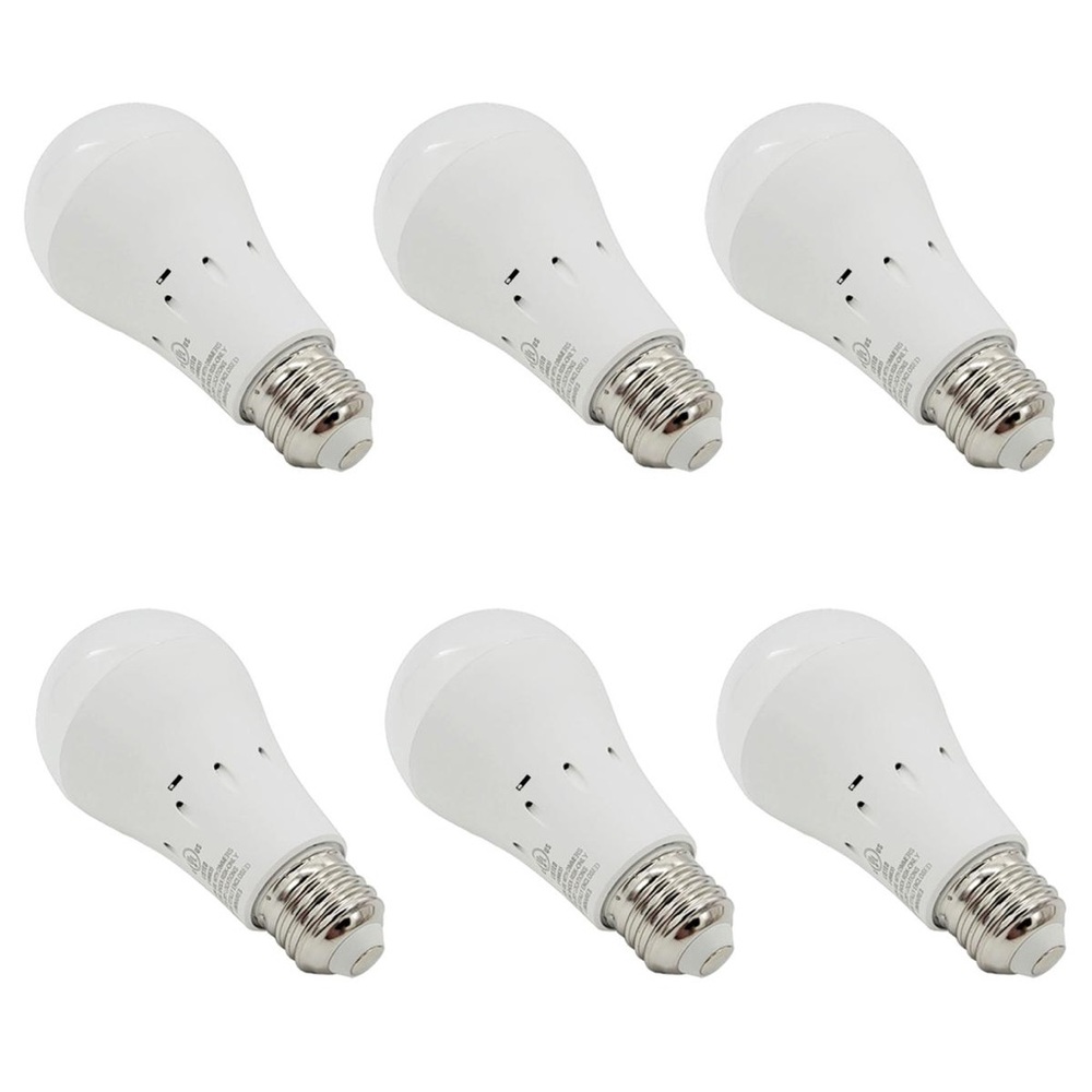 Set of 8 Rechargeable LED bulbs - White